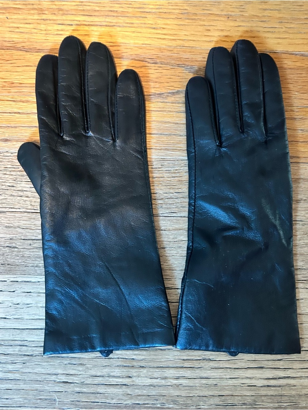 Fownes Leather/Cashmere Gloves